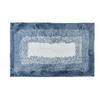 BADTEPPICH Zac Blau 80/50/2 cm Textilien - Blau, Textil (50/80cm) - Mondex