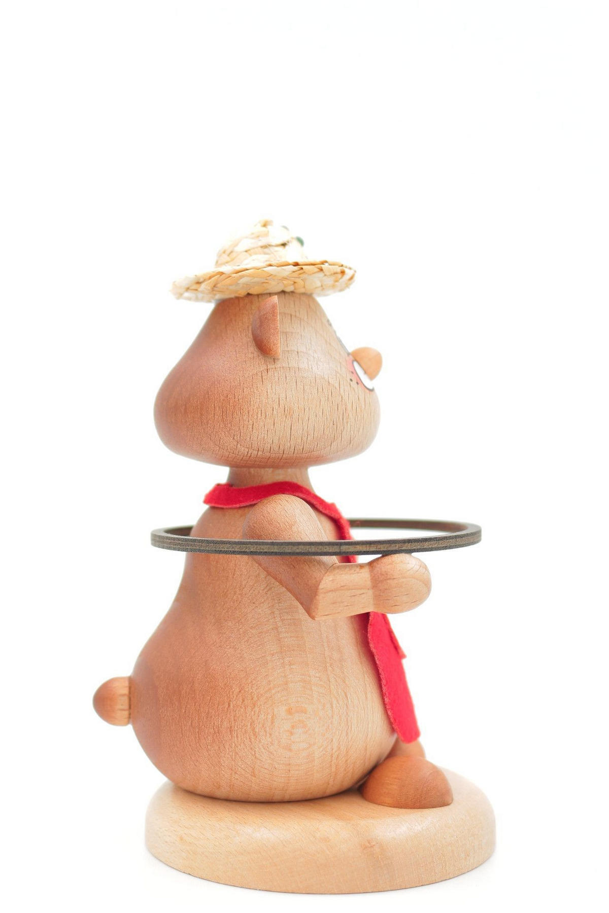 RAUCHFIGUR Hamster Fitnesslady 13 cm - Multicolor, Holz (8/13/0.1cm)