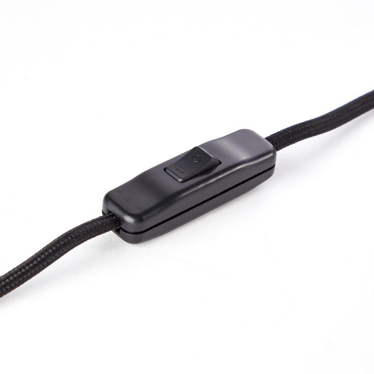 TISCHLEUCHTE Sorana 93044/76 - Schwarz, Holz (20/20/19.7cm) - Brilliant