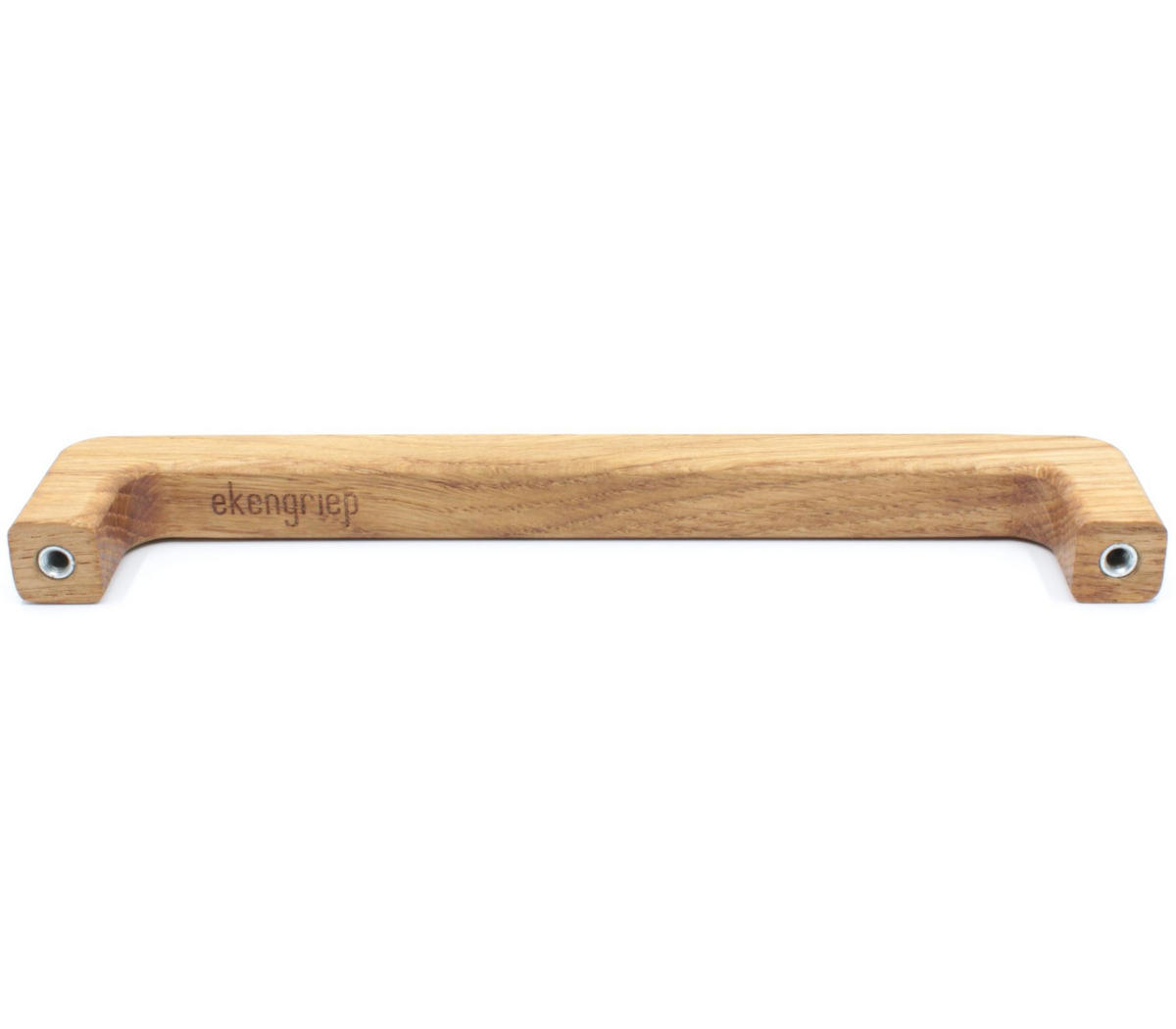 MÖBELGRIFF BA 224mm, Holzgriff Eiche massiv, Küchengriff abgerundet - Naturfarben, Holz (1.4/3.5/23.8cm)