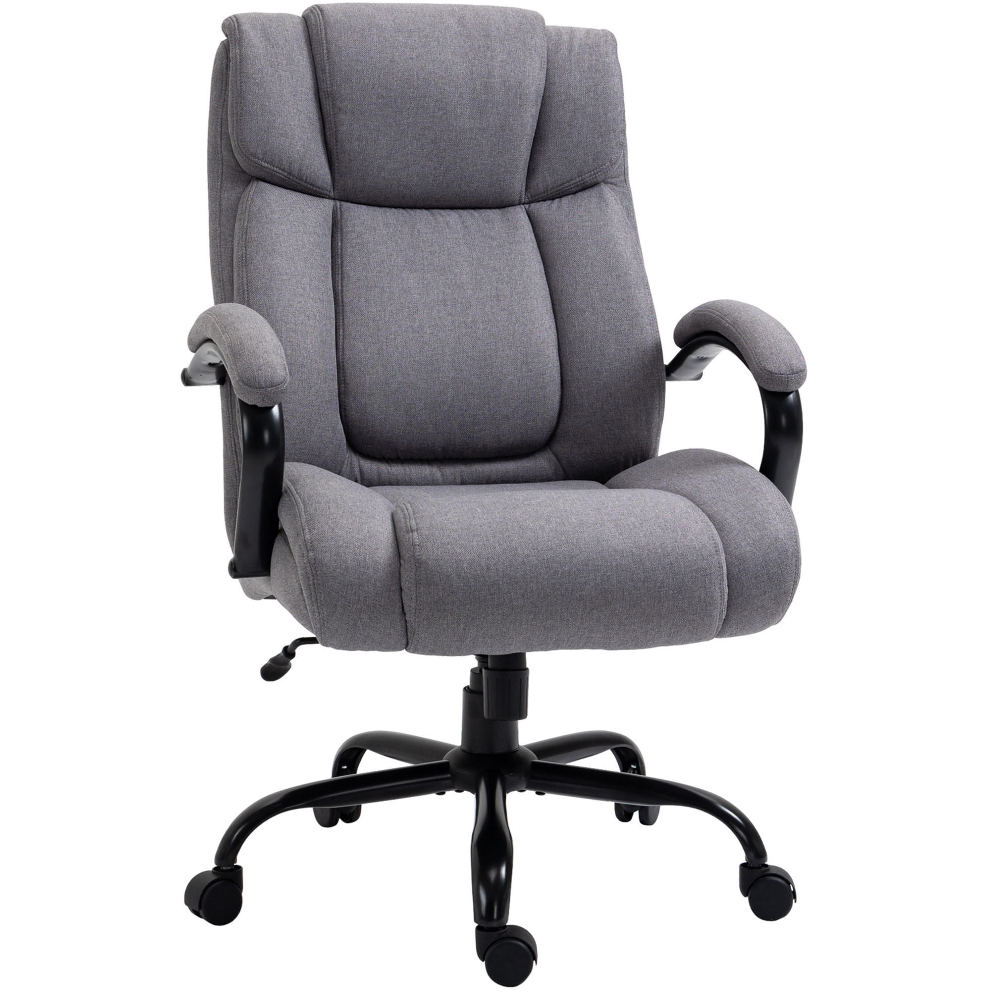 BÜROSTUHL ergonomisch höhenverstellbar Light Gray - Hellgrau, Kunststoff (83/118/72.5cm) - Meubliv