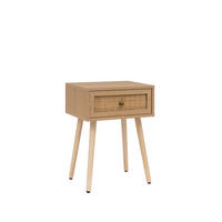 NACHTTISCH MIT 1 SCHUBLADE Hera Natürlich 40 cm x 58 cm - Naturfarben, Holzwerkstoff (40/58/30cm) - Klast Home