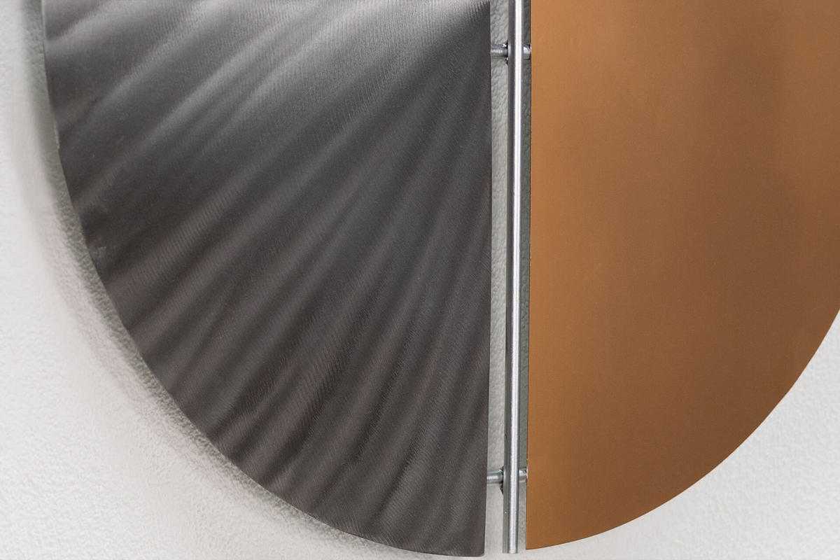 WANDDEKO Schwarz 60/60 cm - Schwarz, Metall (2/60/5cm) - KUNSTLOFT