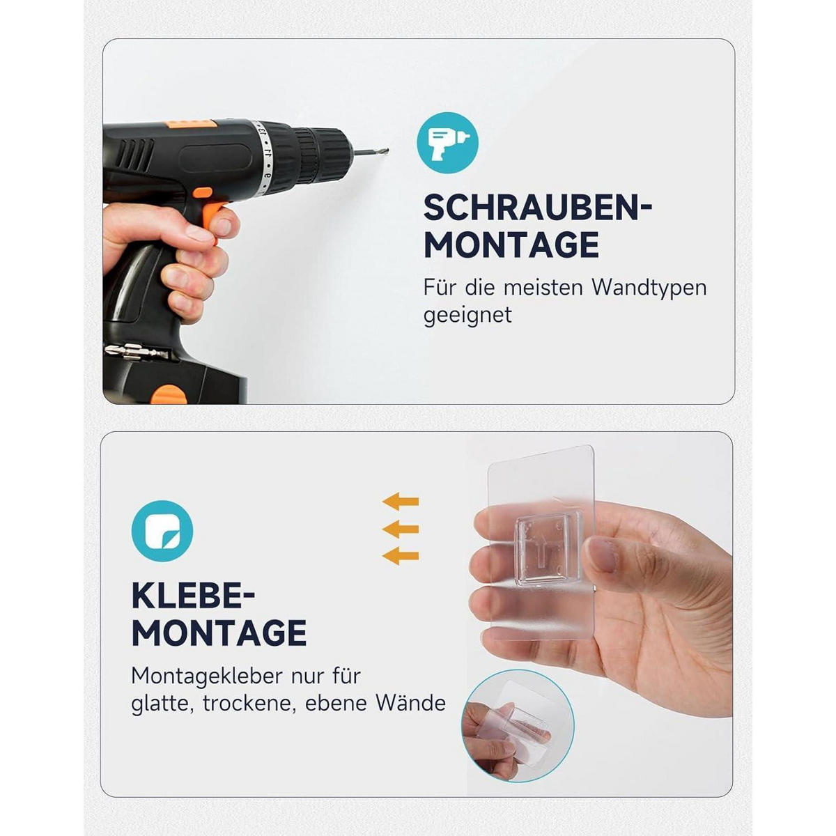 SCHAUMSEIFENSPENDER Wandmontiert 800 ML Schwarz - Schwarz, Kunststoff (10.7/26/12.8cm)