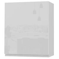 HÄNGESCHRANK Florence W2/60 Weiß / RAL 9003 signalweiß HG 60 / 32,5 / 72cm - Türanschlag rechts - Weiß Hochglanz/Weiß, Holz/Holzwerkstoff (60/72/32.5cm) - Feldmann-Wohnen