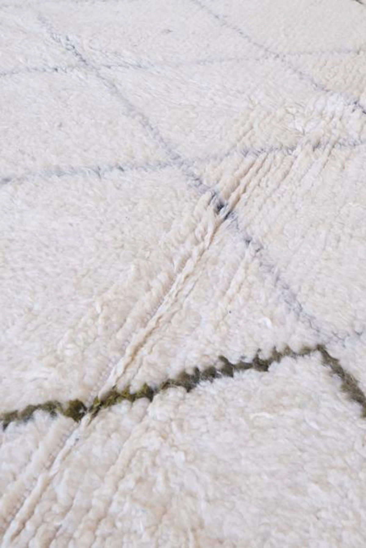 BERBERTEPPICH aus reiner Wolle 148x 245 cm - Weiß, Naturmaterialien (148/245cm) - AFK Living