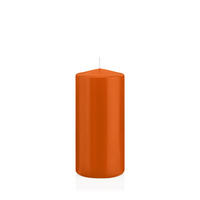 STUMPENKERZEN Aprikose Ø 68 x 150 mm, 12 Stück - Orange, Paraffin (7/15cm) - Wiedemann Kerzen