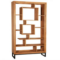 BÜCHERREGAL CUBUS Akazie Natur 190cm - Braun, Holz (88/190/35cm) - riess-ambiente