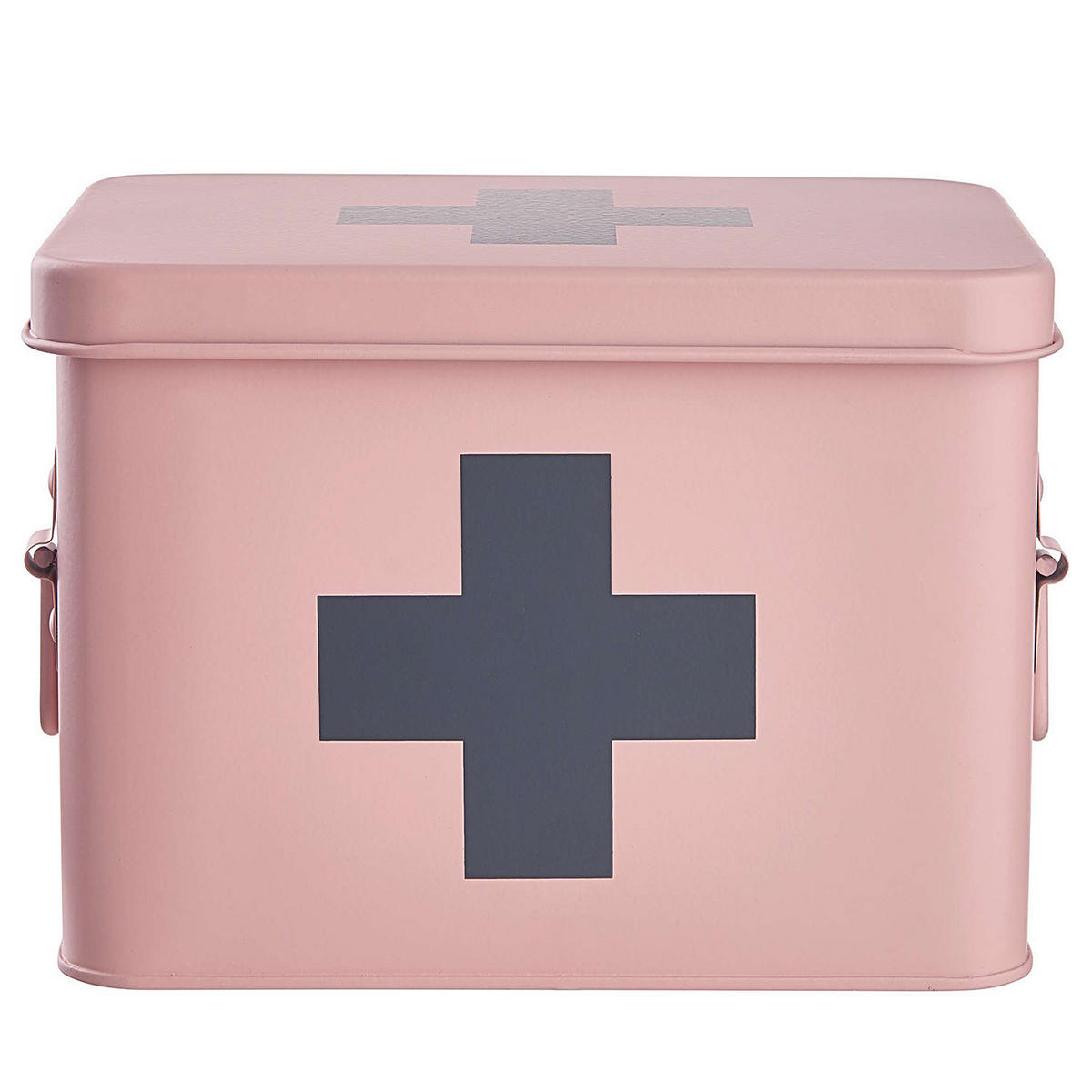 MEDIKAMENTENBOX Medic - Rosa, Metall (22/16/16cm) - Butlers