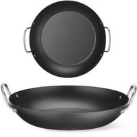 UNIVERSAL-SERVIERPFANNE aus Kohlenstoffstahl, Durchmesser 243 mm - Schwarz, Metall (28/24.3/7.8cm) - Hendi