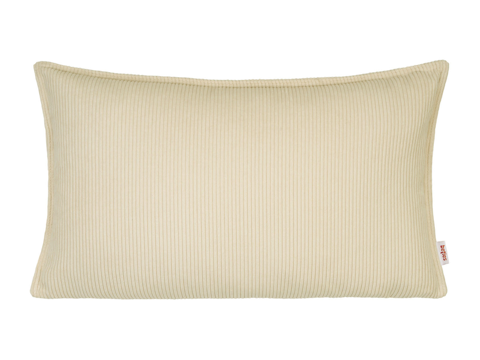 KISSENHÜLLE HYggelig No.1 kreide-beige Cord-Samt 50/30 cm - Beige, Textil (30/50cm) - beties Heimtextil