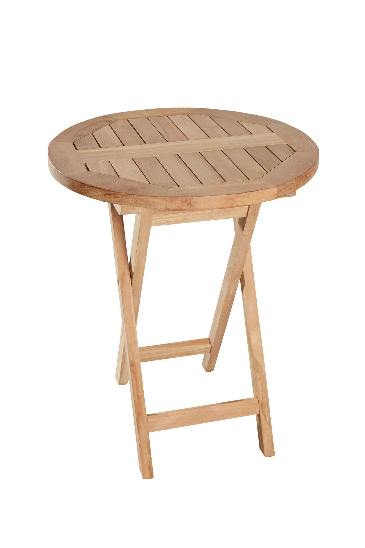 GARTENKLAPPTISCH Ela Ø70x75cm, Holz, Natur - Naturfarben, Holz (70/70/75cm) - dasmöbelwerk