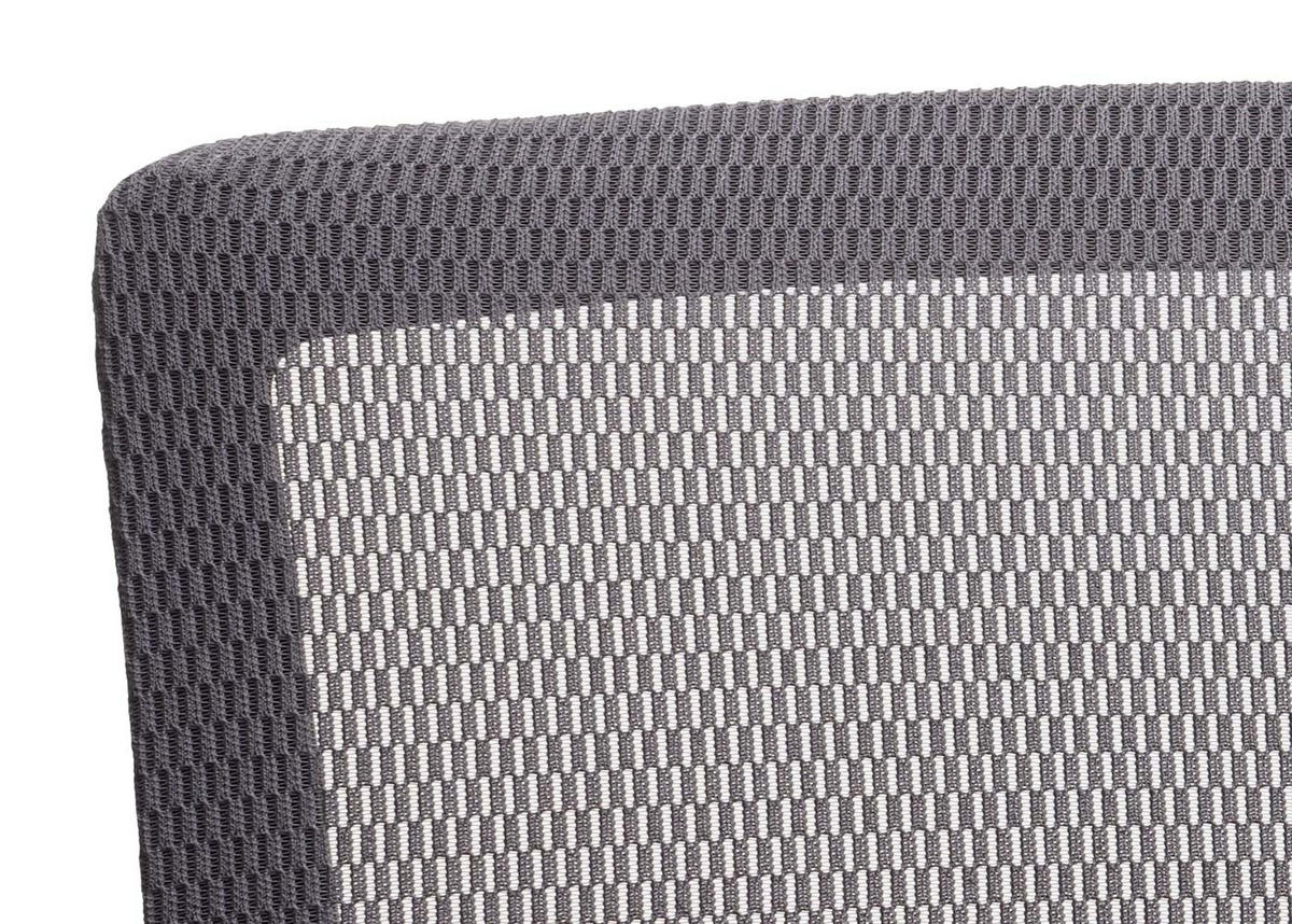 DREHSTUHL HxBxT 105x63x48cm Sitzhöhe 40cm ergonomische S-förmige Rückenlehne verstellbare Taillenstütze Grau - Grau, Kunststoff (63/105/48cm) - PROREGAL