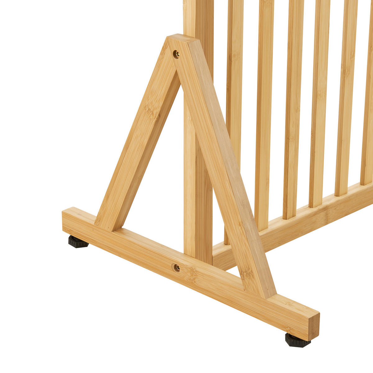 RAUMTEILER Fron - Naturfarben, Holz (75.5/197/40cm) - [en.casa]