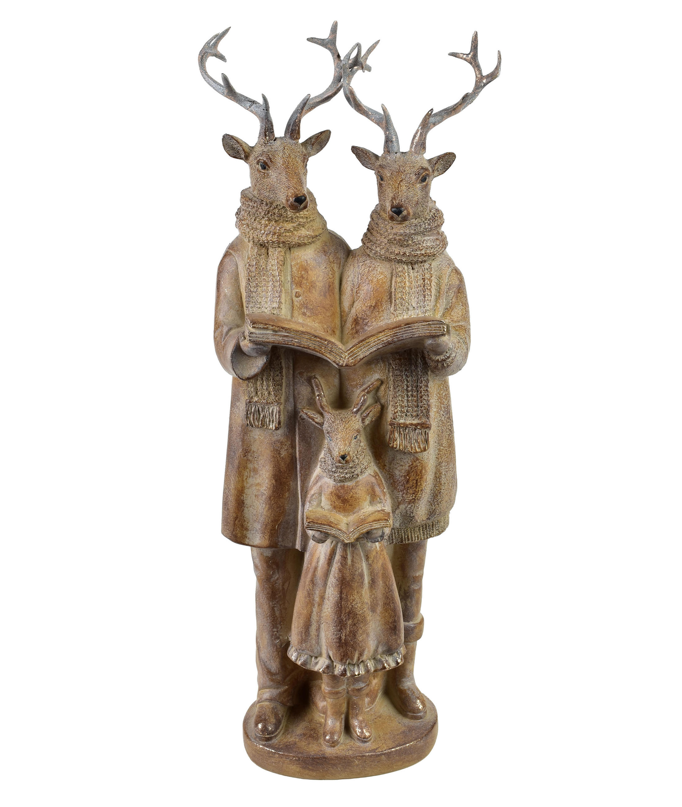 Mondex Dekorationsfigur Braun 13x43x16 cm