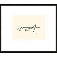 BILD gerahmt 63x53 cm Pablo Picasso „Grashüpfer“ - Weiß, Holz (63/53cm) - artissimo