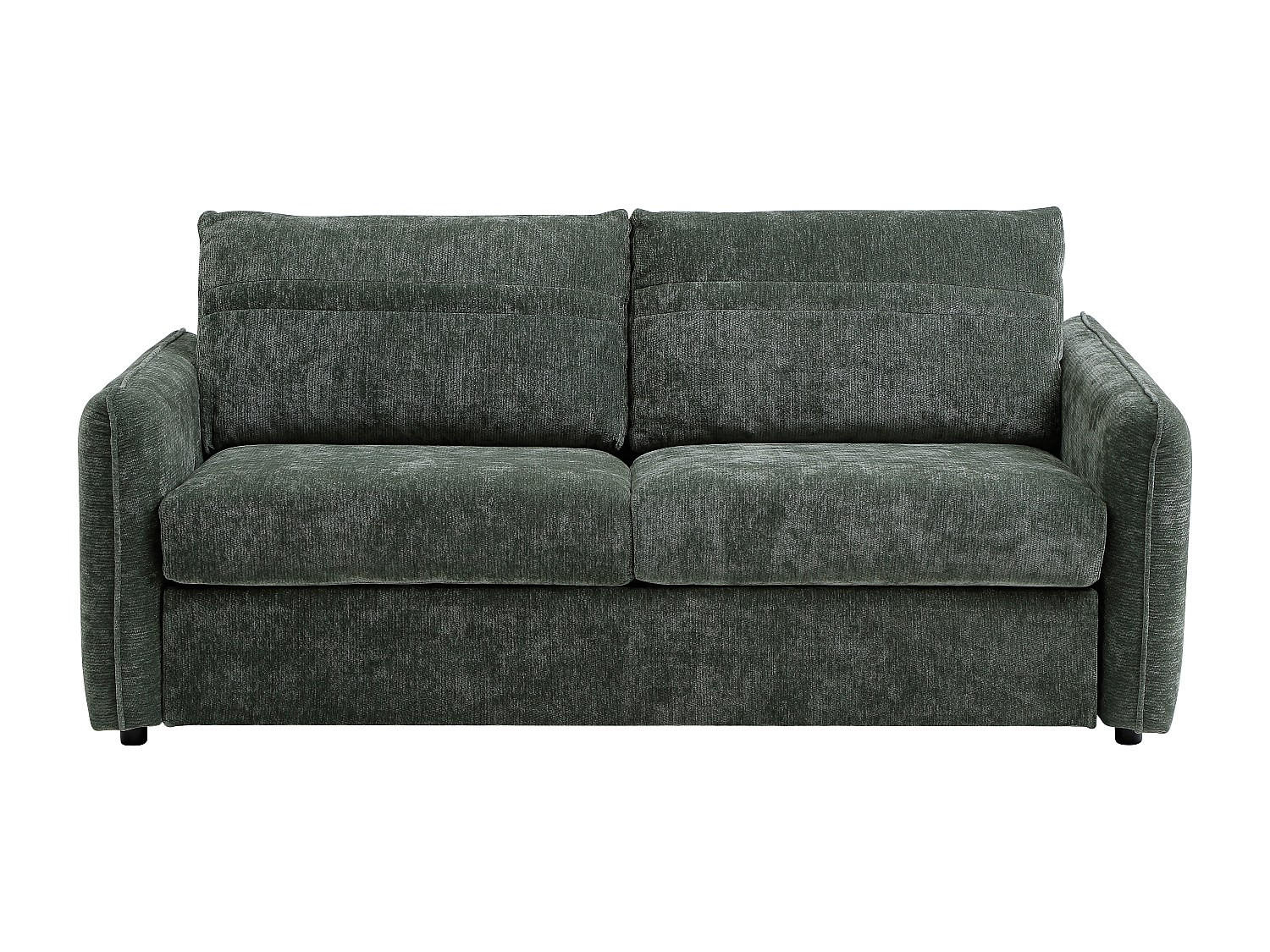 SCHLAFSOFA - 3 Personen - Stoff - Grün - - Grün, Textil (192/82/103cm) - Vente-Unique