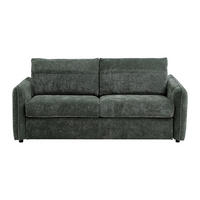 SCHLAFSOFA - 3 Personen - Stoff - Grün - - Grün, Textil (192/82/103cm) - Vente-Unique