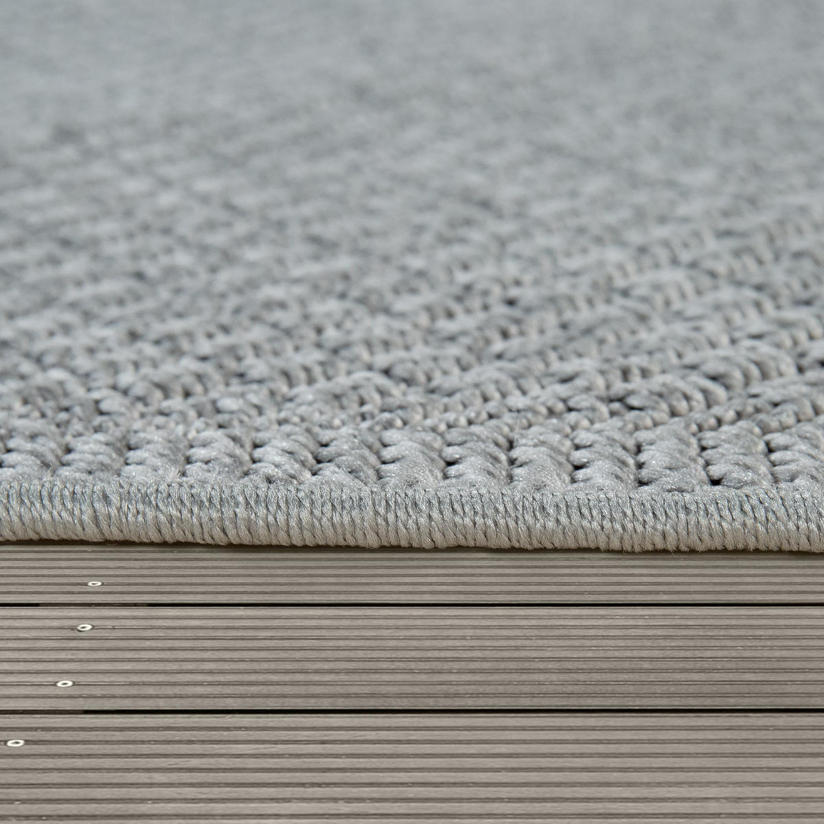 OUTDOORTEPPICH 200/200 cm Timber 125 - Grau, Textil (200/200cm) - Paco Home