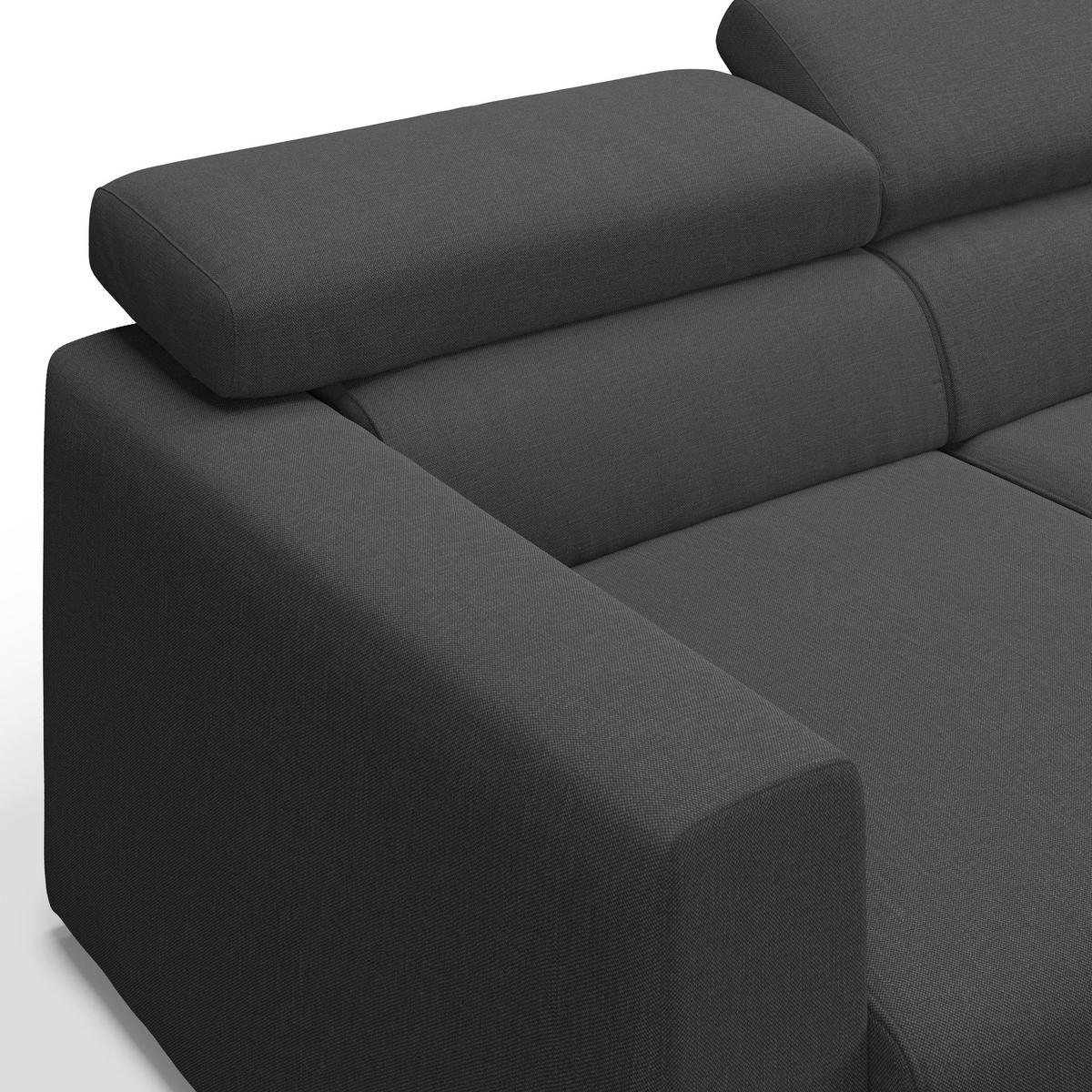 LINEARSOFA Dylan - Anthrazit, Textil (240/74/100cm) - Divani.store