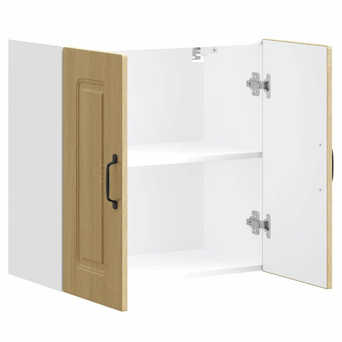 KÜCHENOBERSCHRANK Kalmar mit 1 Ablage 60/31/60 cm aus Holzwerkstoff Sonoma-Eiche Dekor - Sonoma Eiche, Holz (60/60/31cm) - vidaXL