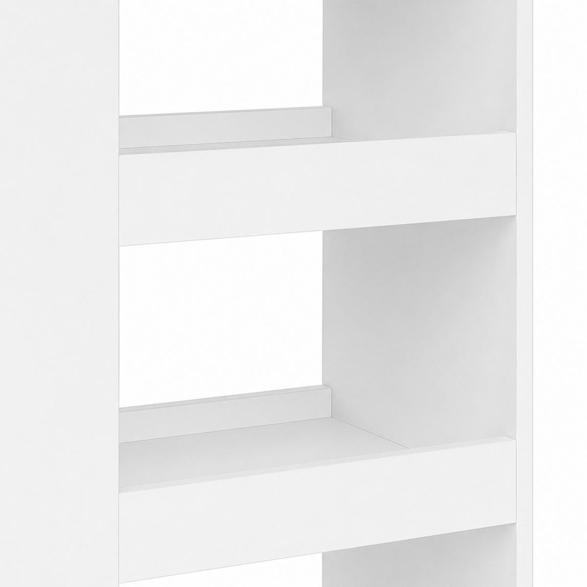 VOZÍK - bílá, kompozitní dřevo/plast (18/85/60cm) - Relaxdays