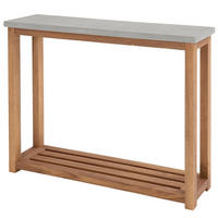 BEISTELLTISCH Concrete - Braun, Holz (20/85/70cm) - BUTLERS