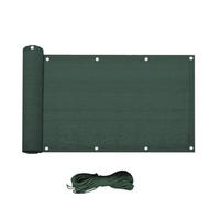 BALKONABDECKUNG Grün 600/1/75 cm - Grün, Kunststoff (600/75cm) - Mobili Rebecca