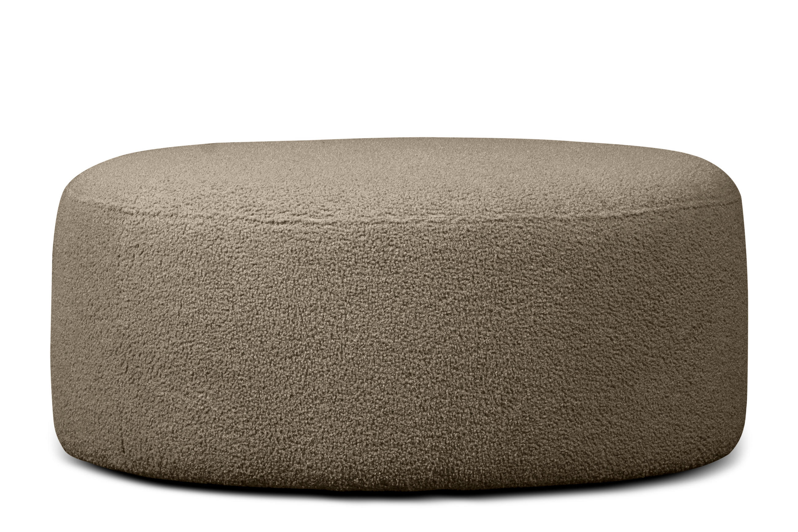 SITZHOCKER RAGGI mit 360° Drehfunktion, Braun - Braun, Textil (80/36/80cm) - KONSIMO®