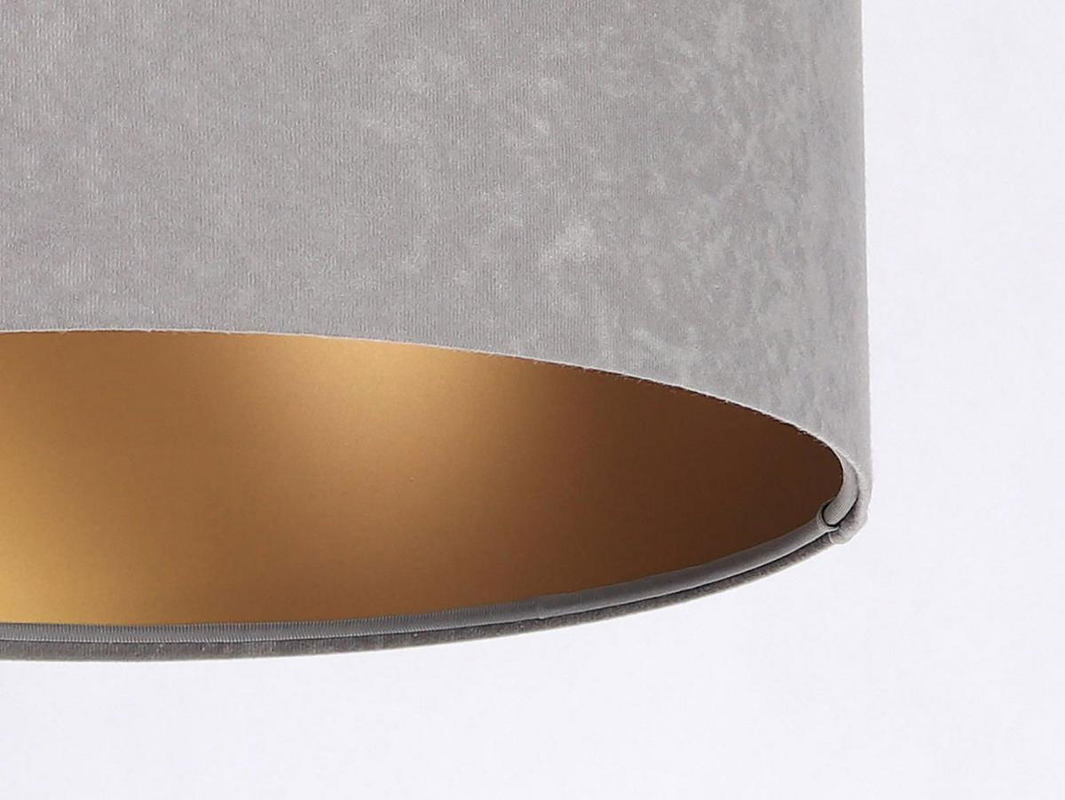 HÄNGELEUCHTE Grau 40/20 cm - Goldfarben/Grau, Kunststoff (40/0.6/20cm) - ONZENO