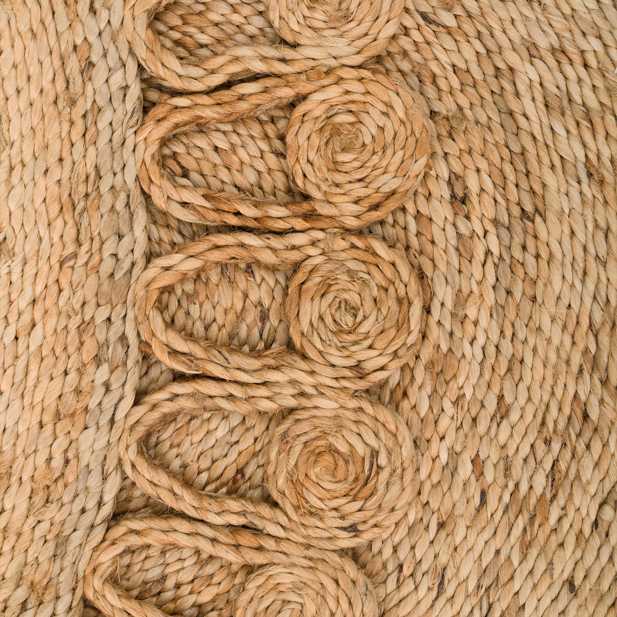 HOCHFLORTEPPICH 80/80 cm Viborg 597 - Naturfarben, Textil (80/80cm) - Paco Home