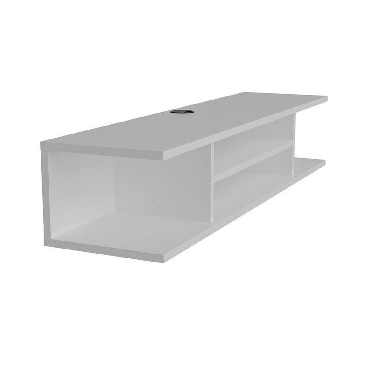 TV-ELEMENT Pivot Weiß - Weiß, Holzwerkstoff (29.5/23.2/120cm) - Decorotika