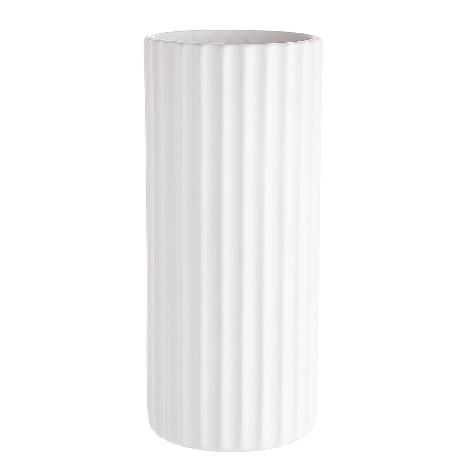 VASE Liv - Weiß, Stein (32cm) - BUTLERS
