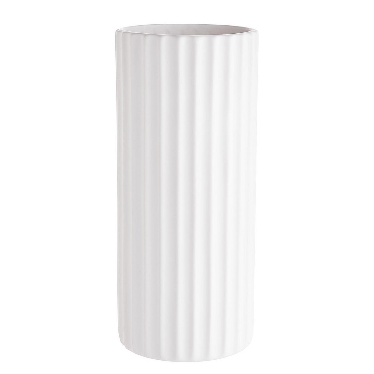 VASE Liv - Weiß, Stein (32cm) - BUTLERS