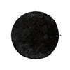 HOCHFLORTEPPICH Whisper Schwarz ø 80 cm rund - Schwarz, Textil (80/80cm) - benuta Nest