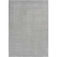 TEPPICH Hochflor BORMIDA Uni Polypropylen Silber Ø 200 cm Rund - Silberfarben, Textil (200/200cm) - KADIMA DESIGN