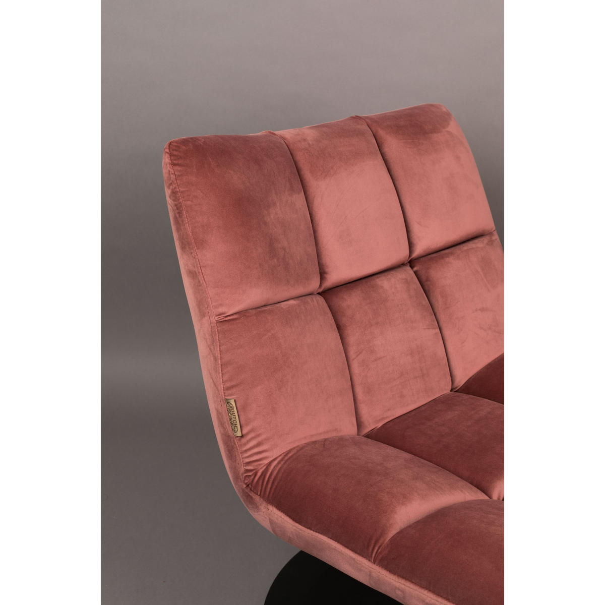 SESSEL Bar Bouclé Rosa - Pink, Textil (76/78/74cm) - Dutchbone