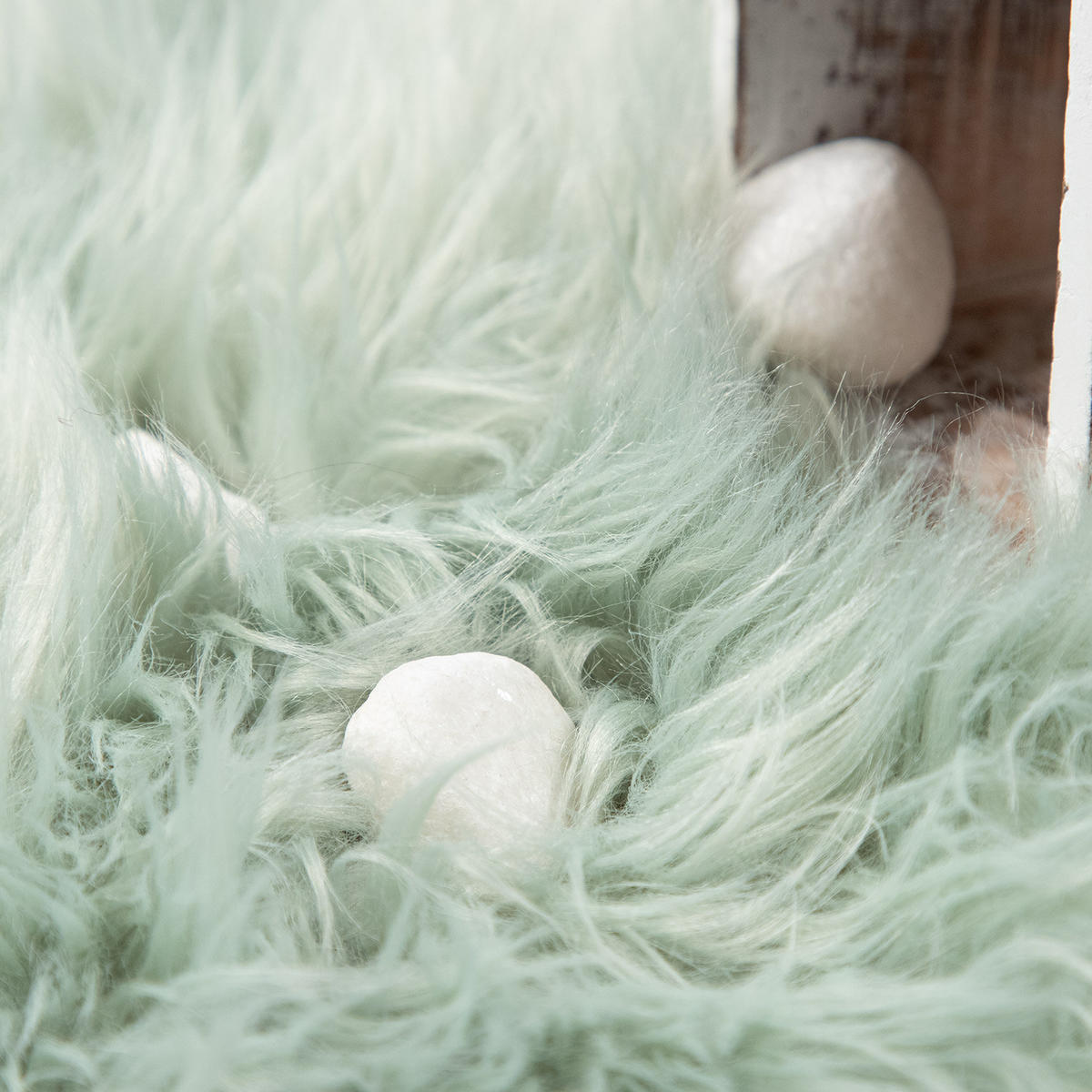 HOCHFLORTEPPICH 50/150 cm Playa 960 - Mintgrün, Textil (50/150cm) - Paco Home