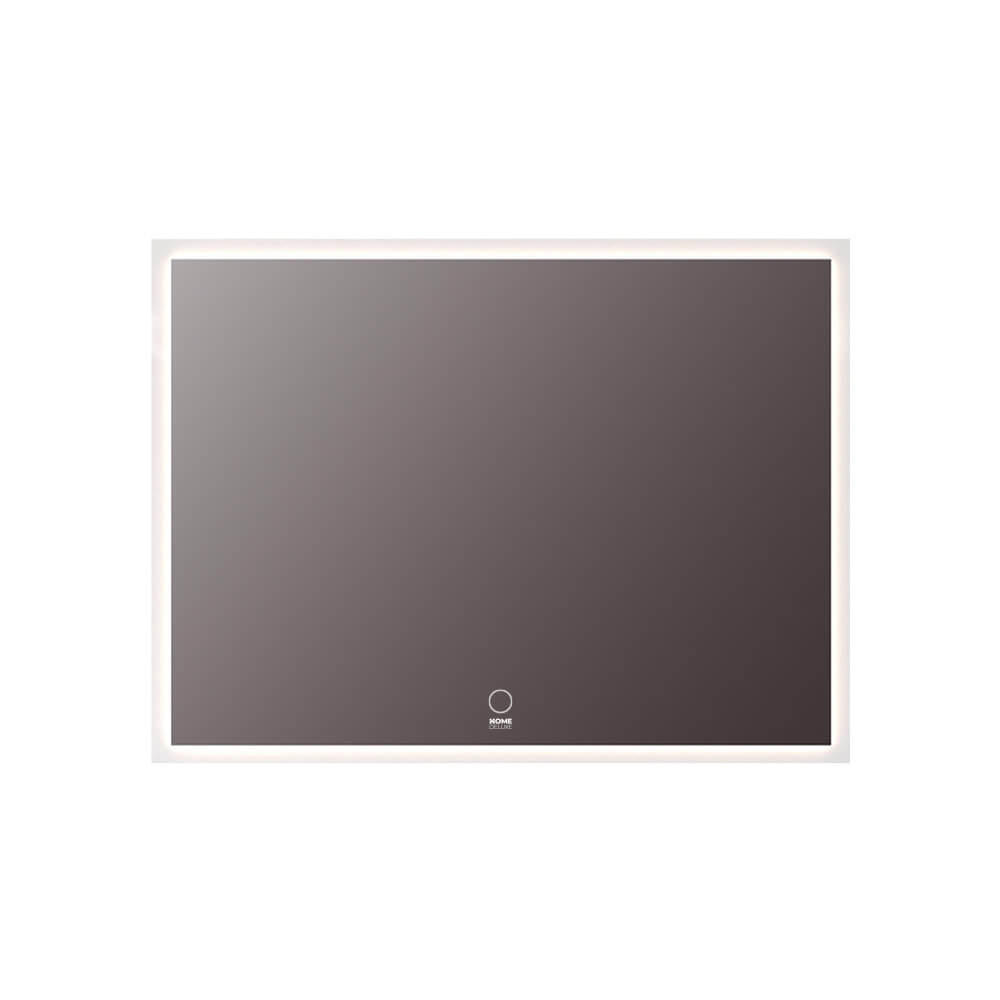 LED-SPIEGEL NOLA - 90 x 70 cm - Weiß, Glas (90/70/1cm) - Home Deluxe