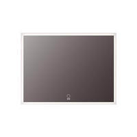 LED-SPIEGEL NOLA - 90 x 70 cm - Weiß, Glas (90/70/1cm) - Home Deluxe