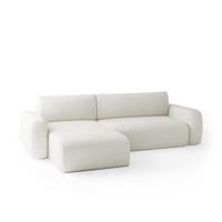 ECKSOFA Eckcouch Varde Universelle Creme - Creme, Textil (294/185cm) - Fedve