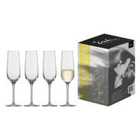 SEKTGLÄSER Vinezza transparent 225 ml 4er Set - Transparent, Glas (0.225L) - Eisch