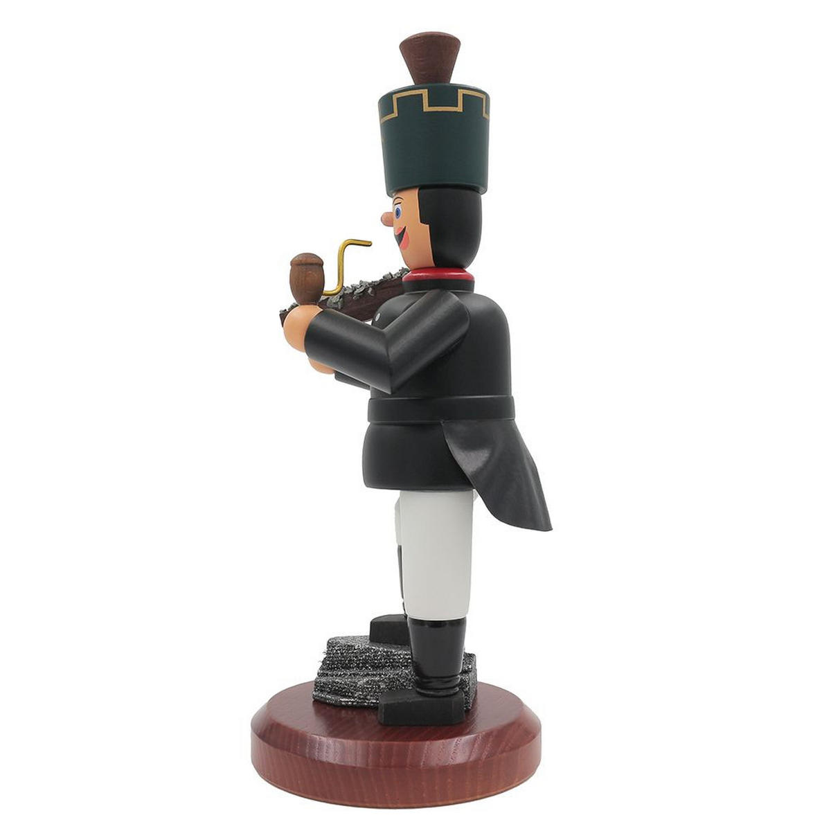 RÄUCHERMANN Bergmann mit Erzbrett 22 cm - Schwarz, Holz (10/22/10cm)