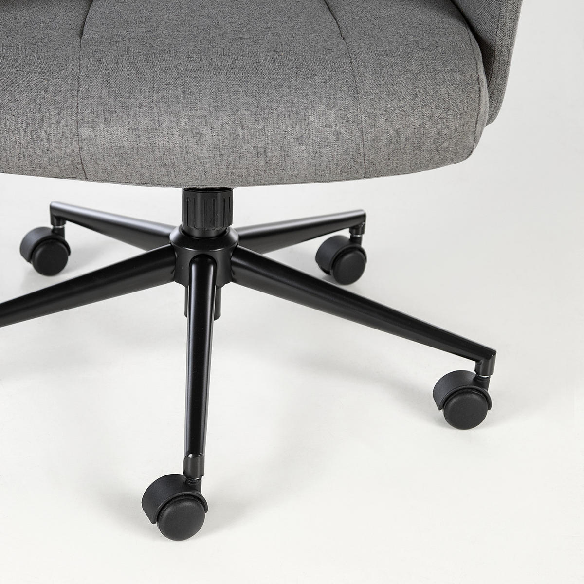 BÜROSTUHL - Flachgewebe / Nylon - Grau, Kunststoff/Textil (70/107/72cm) - home24