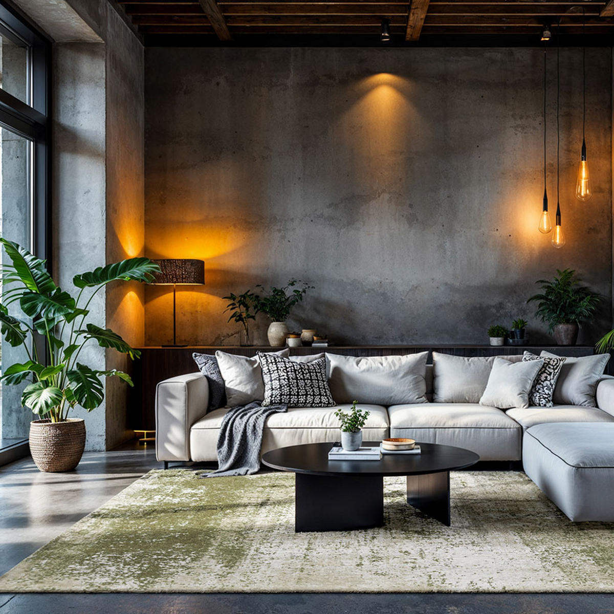 TEPPICH Uranus Mad Men Virgin Land 140/200 cm - Grün, Textil (140/200cm) - Louis De Poortere