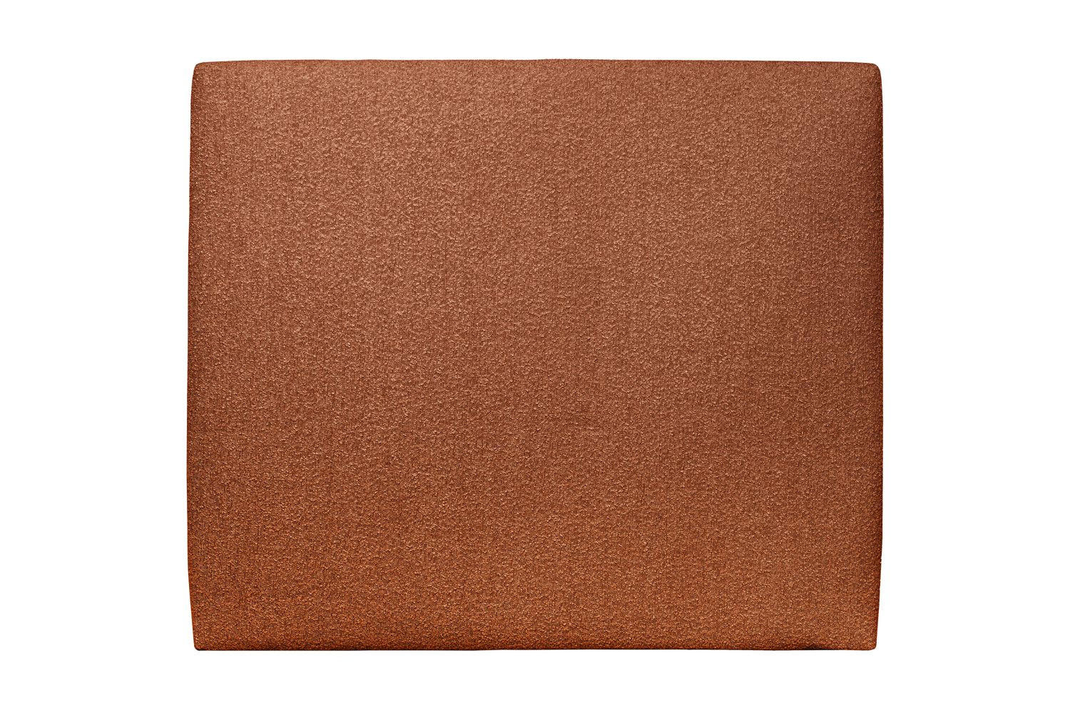 KOPFTEIL gepolstertes – Terrakotta-Bouclé-Stoff - 180 cm - Beige/Terracotta, Holz (180/120/10cm) - Sommeil de Plomb