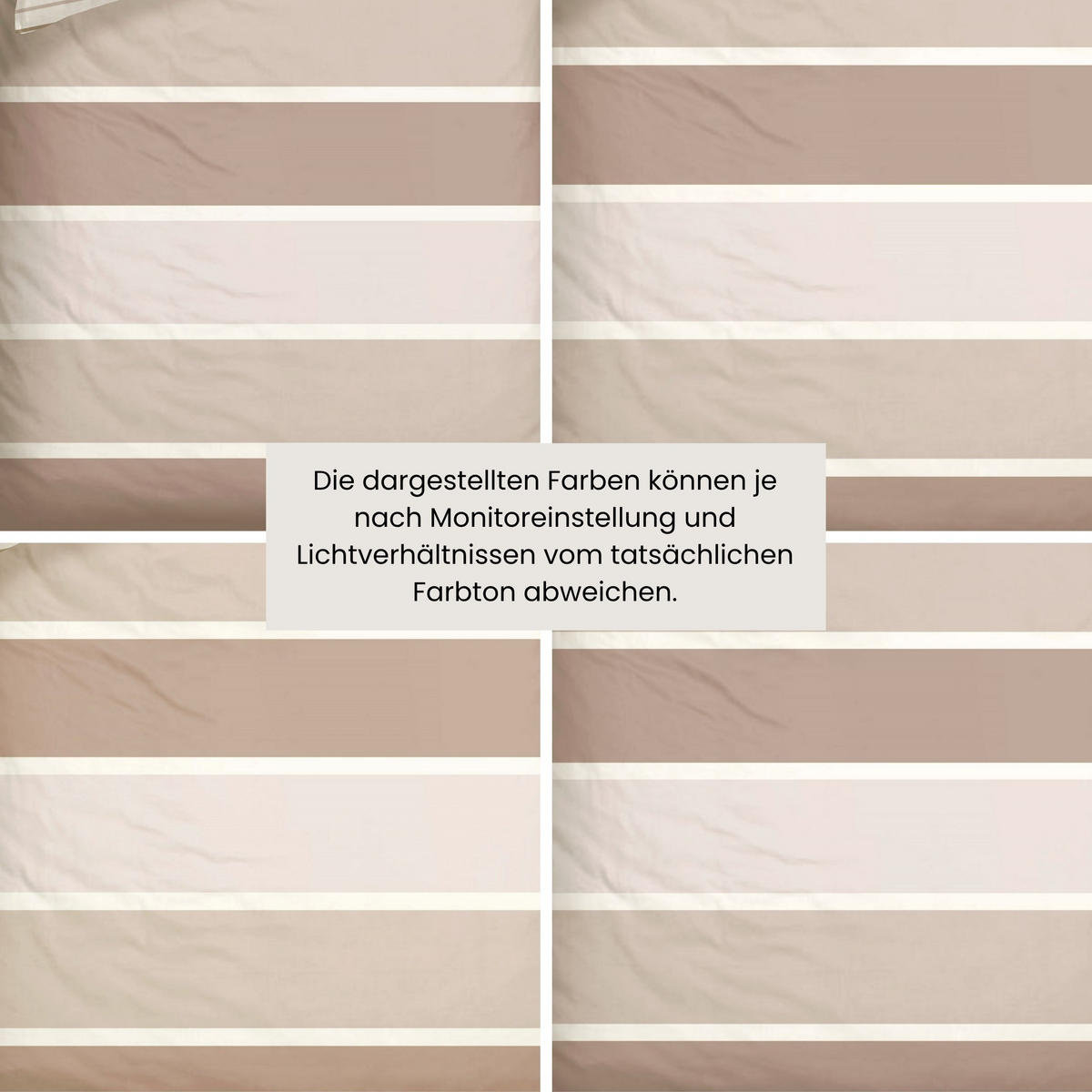 BETTWÄSCHESET Brody - Feinbiber - 2-teilig - 135x200 cm - Taupe - Taupe, Textil (135/200cm) - SCHIESSER