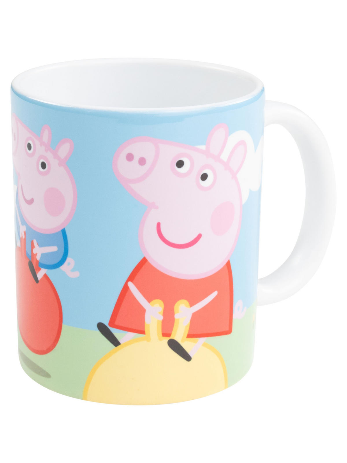 BECHER Peppa Wutz Peppa & Georg Mehrfarbig 320 ml - Multicolor, Keramik (0.32L) - United Labels