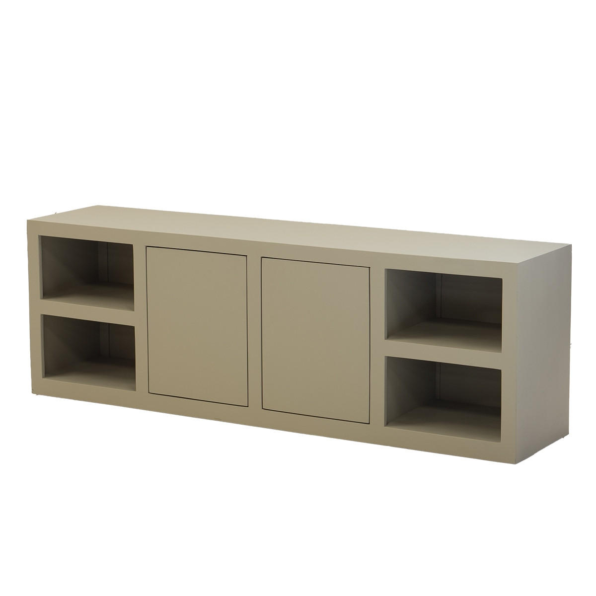 TV-SCHRANK aus Mangoholz 180x40x60cm, beige - Beige, Holz (180/60/40cm) - Giga Meubel