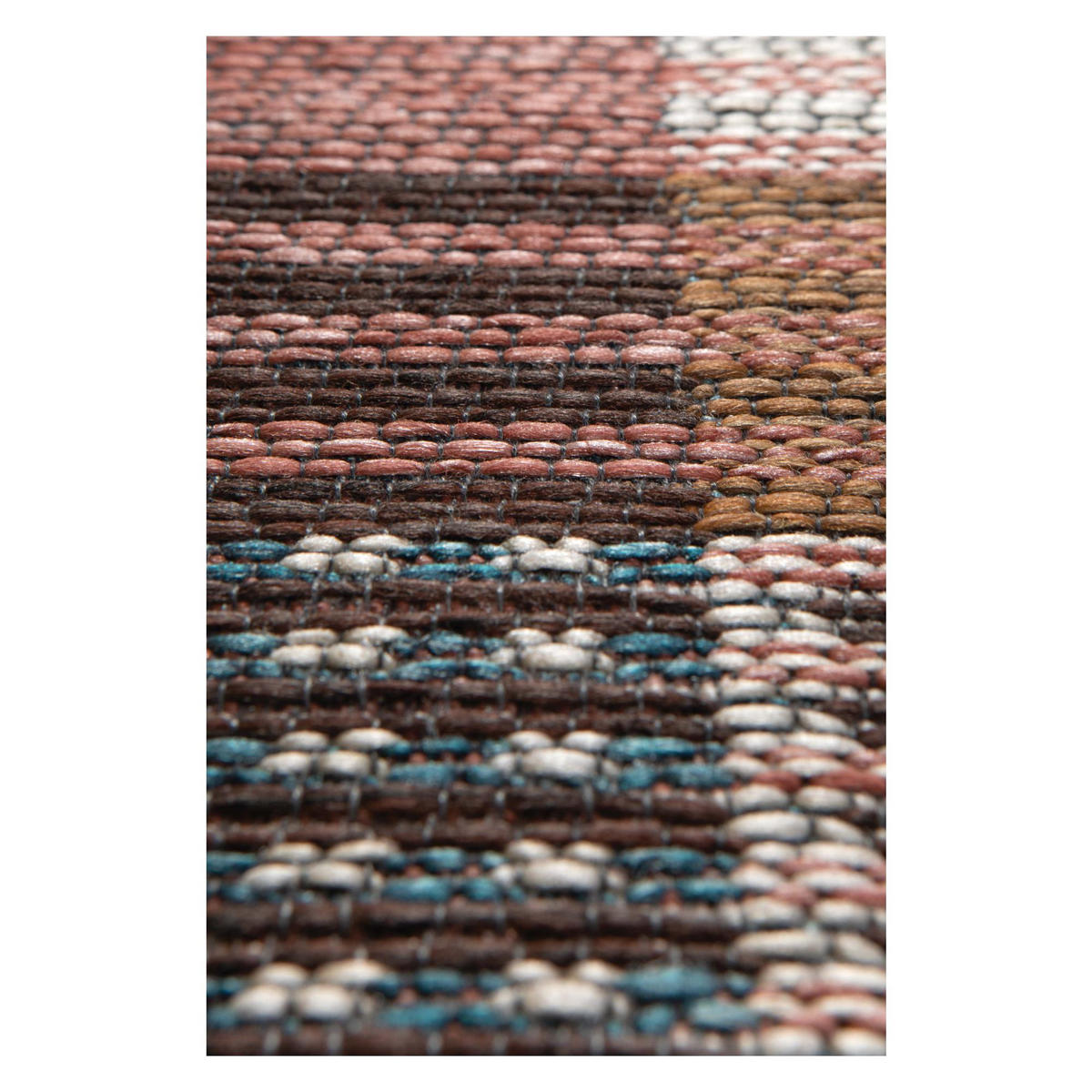 OUTDOOR-TEPPICH Kaël multico 70 x 200 x 1 cm - Multicolor, Textil (70/200cm) - Vivaraise